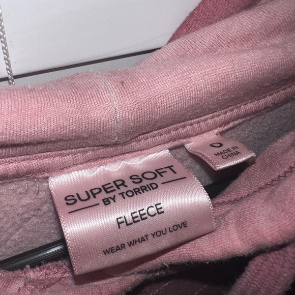 Torrid Dusty Rose Hoodie - Picture 3 of 4